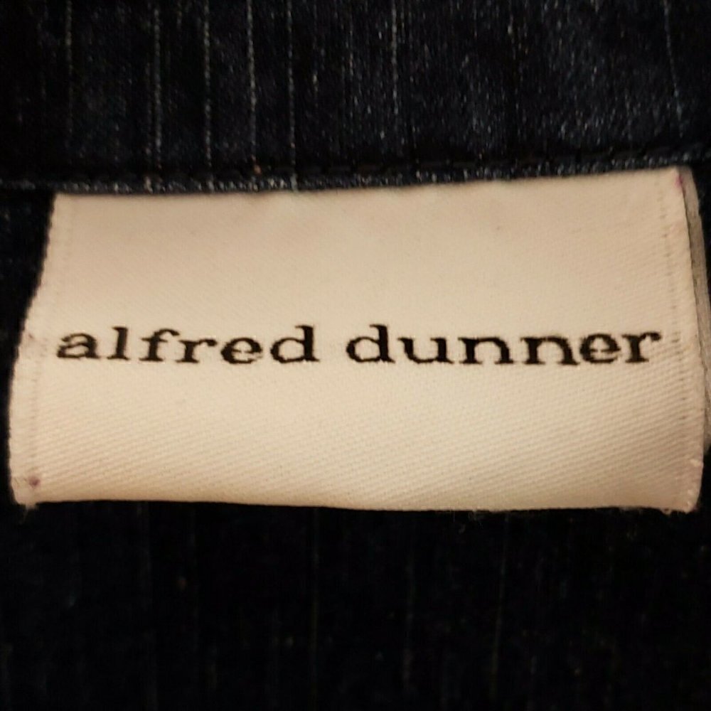 Alfred Dunner Womens Embroidered Denim Jacket 8 - Picture 5 of 7